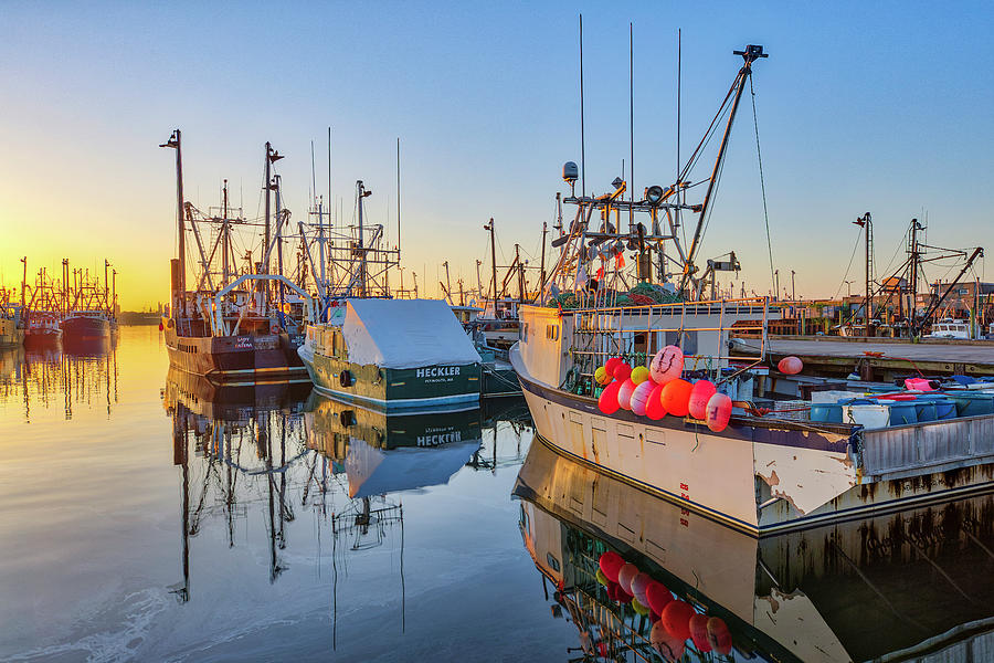 Fishing boats at the Port of New Bedford Photograph by Juergen Roth