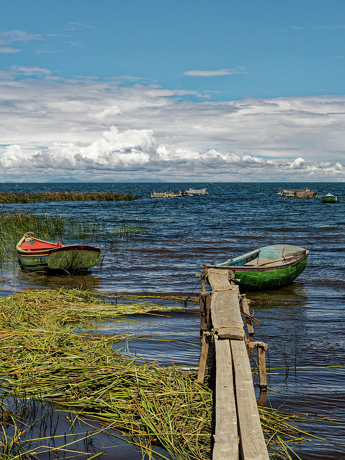 Fishing Boats II Photograph by Ron Dubin