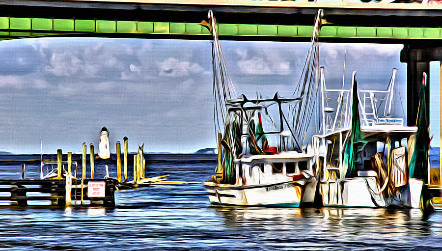 Fishing Boats Waiting Photograph by Alice Gipson