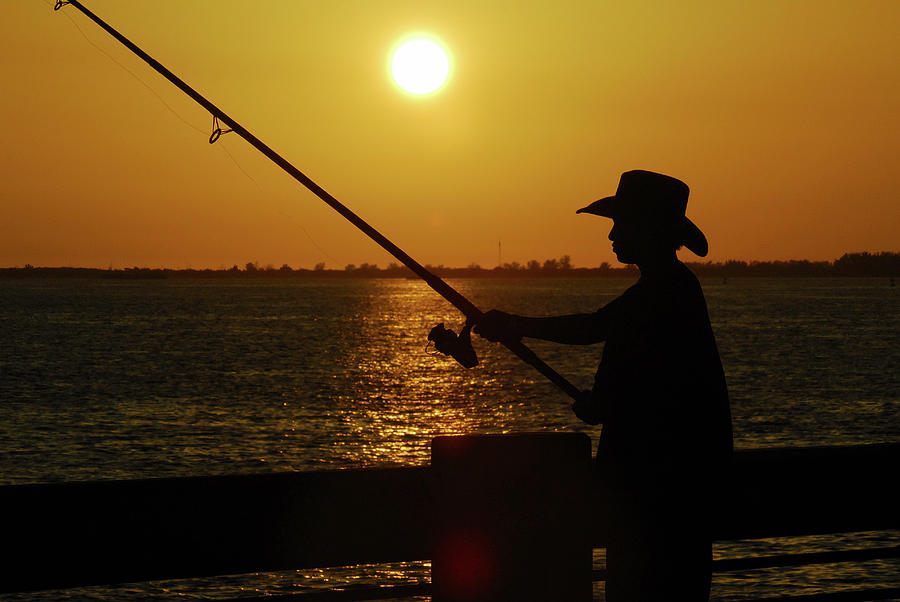 Fishing Photograph - Fishing Boy 0438 - Original by Jonathan Sabin Fishing Photograph - Fishing Boy 0438 - Original by Jonathan Sabin