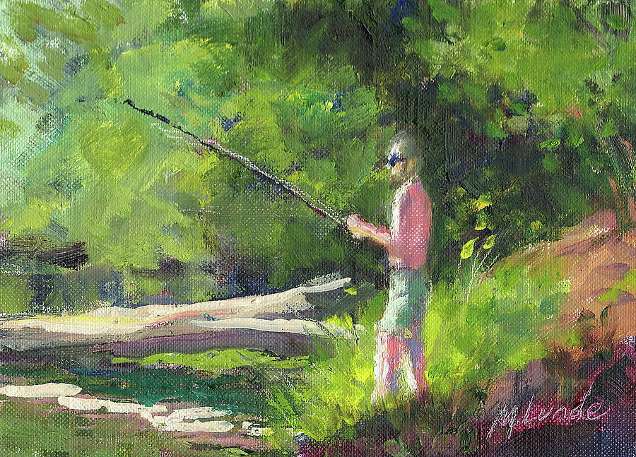 Fishing Day Painting