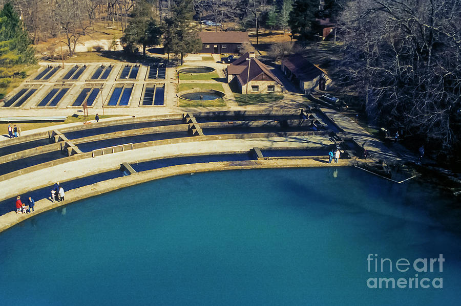 Fishing Hatchery in Roaring River State Park, Photograph by Bob Phillips