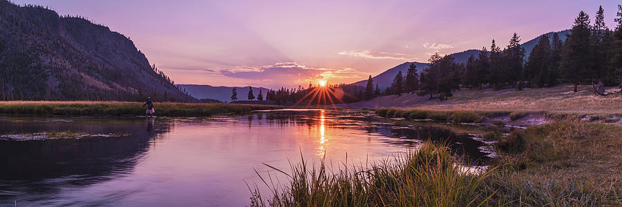 Fishing in Yellowstone Photograph by Brian Anderson Fishing in Yellowstone Photograph by Brian Anderson