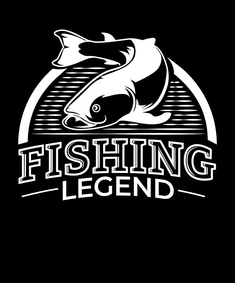 Fishing Legend Fish Gift for Fisherman Digital Art by P A - Fine Art ...