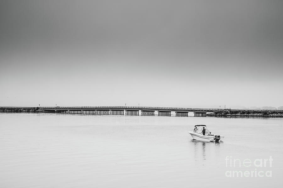 Fishing Near the Bridge Photograph by Robert Anastasi