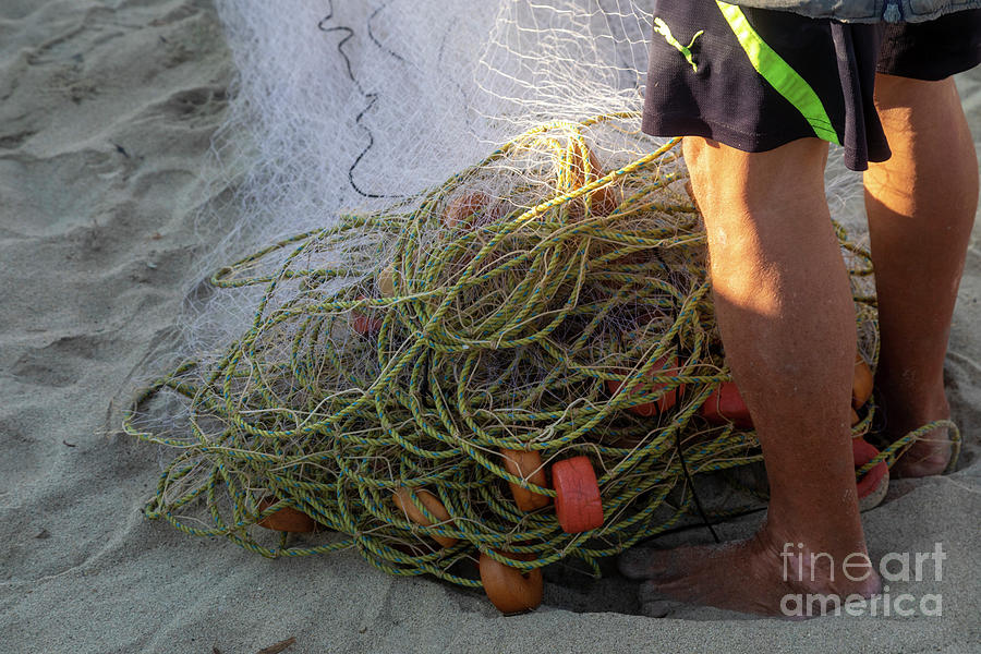 Fishing Net Photograph by Jim West