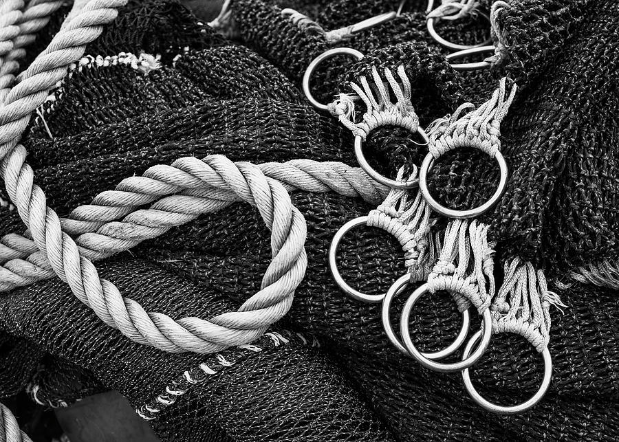 Fishing Net Rings Photograph by Robert Potts