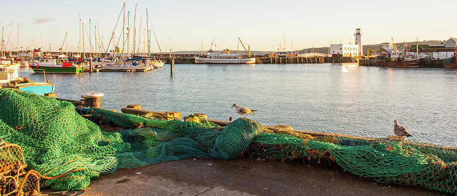 Fishing Nets Photograph by Les Hutton