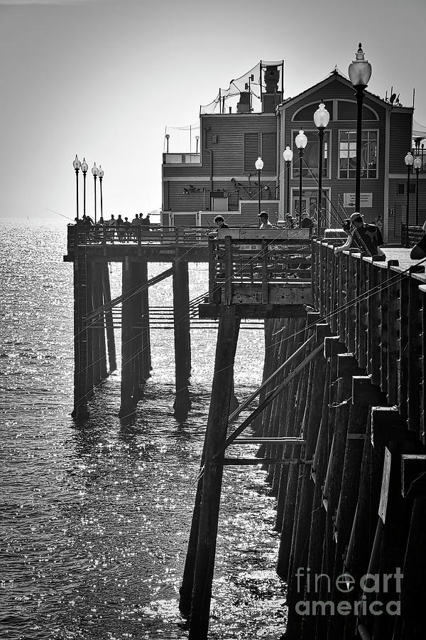 Fishing Off The End Of The Pier Digital Art by Kirt Tisdale