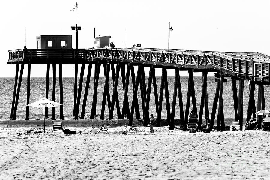 Fishing Pier at Ocean City New Jersey Photograph by John Rizzuto