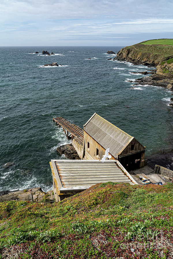 Fishing Sheds Lizard Point Lighthouse Heritage Centre  Photograph by Wayne Moran