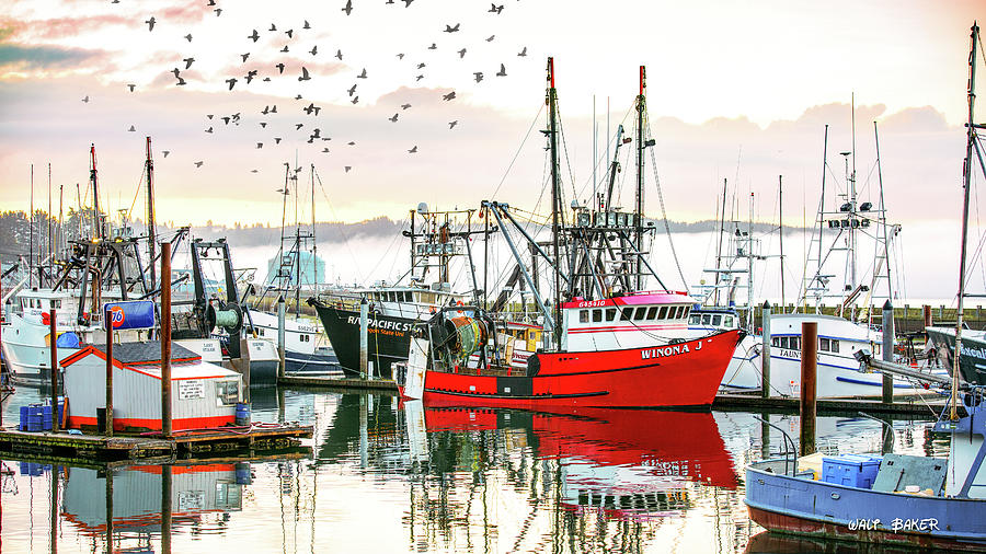 Fishing Town Photograph by Walt Baker