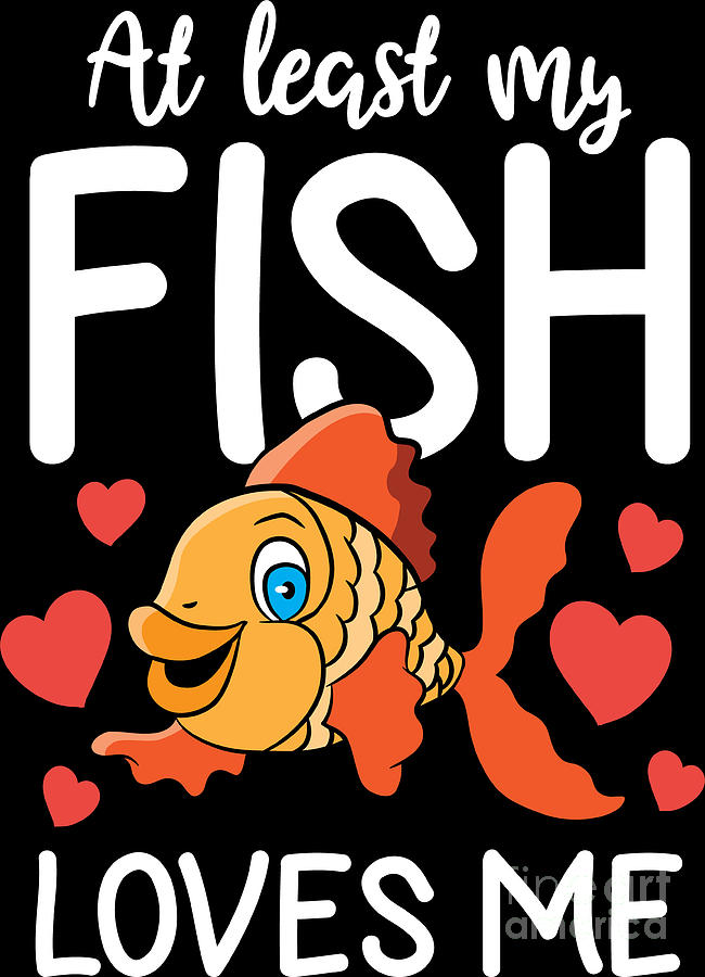 Fishing Valentine Clothes Gift for Him Her My Fish Loves Me by Haselshirt