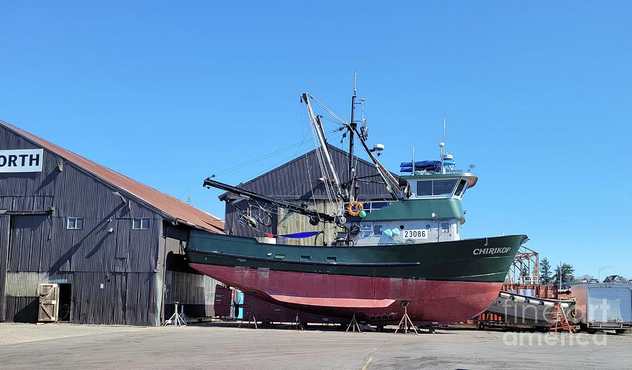 Fishing Vessel Chirikof Dry Dock 2 Photograph by Norma Appleton