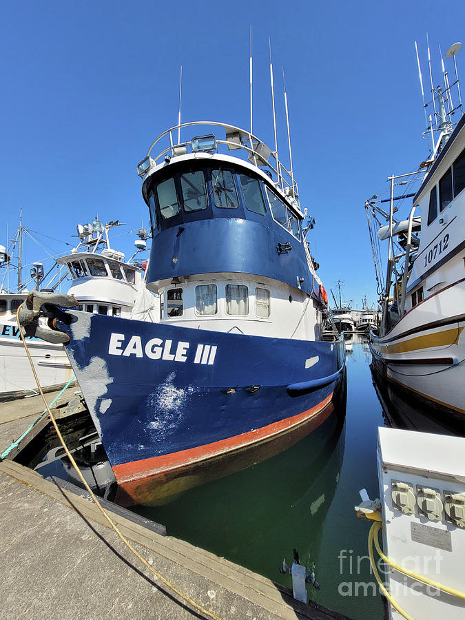 Fishing Vessel Eagle III Moored Photograph by Norma Appleton