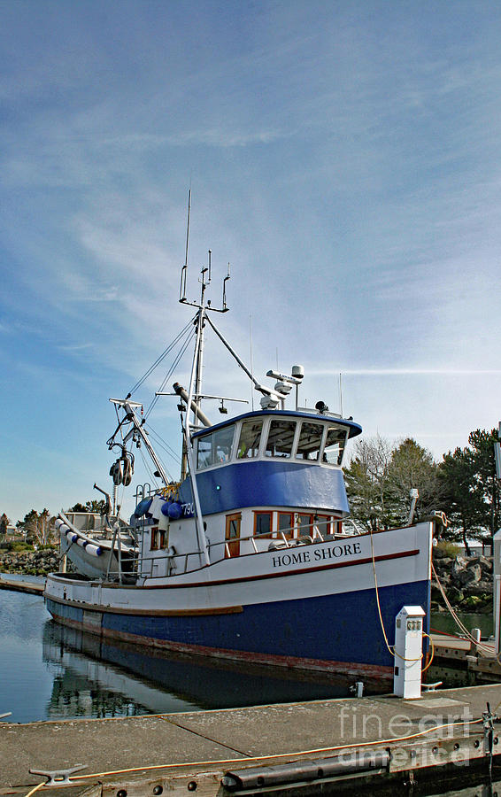 Fishing Vessel Home Shore Photograph by Norma Appleton