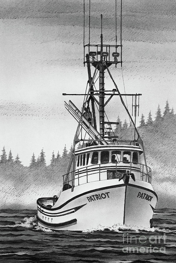 Fishing Vessel PATRIOT Painting by James Williamson