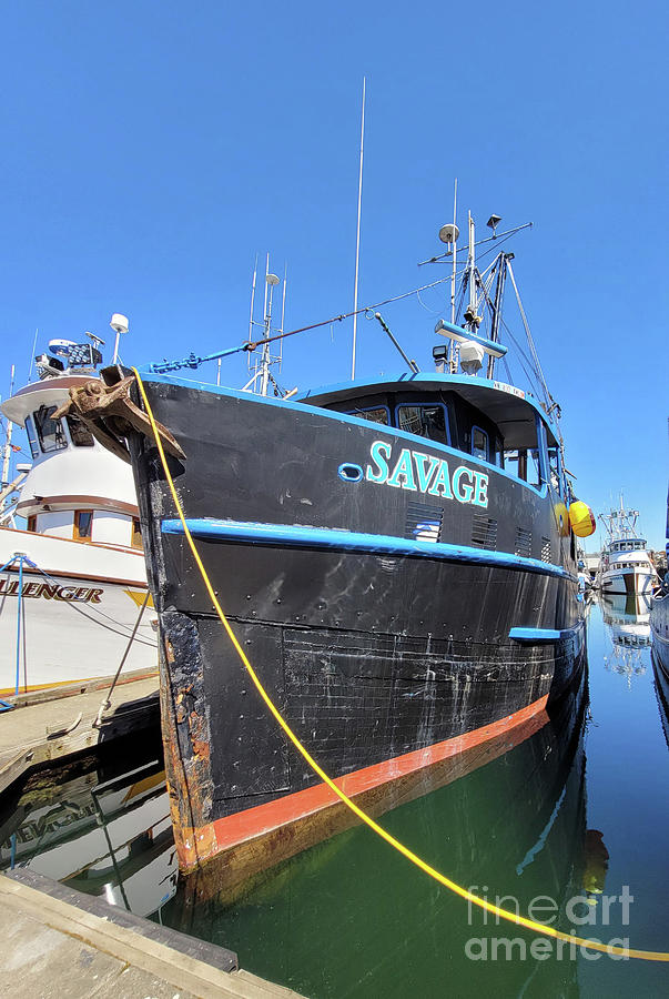 Fishing Vessel Savage Moored Photograph by Norma Appleton