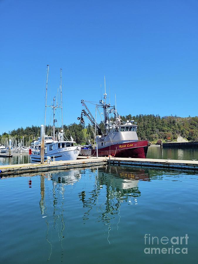 Fishing Vessels Lisa Jean and Rose Lee Photograph by Norma Appleton