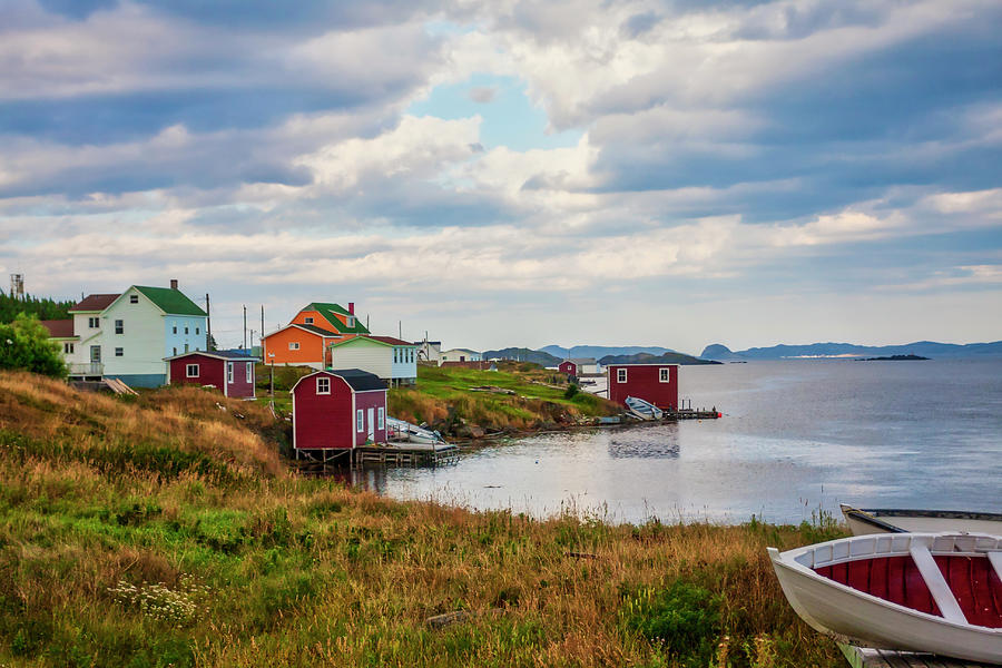 Fishing village on Fogo Island, Newfoundland Photograph by Tatiana Travelways