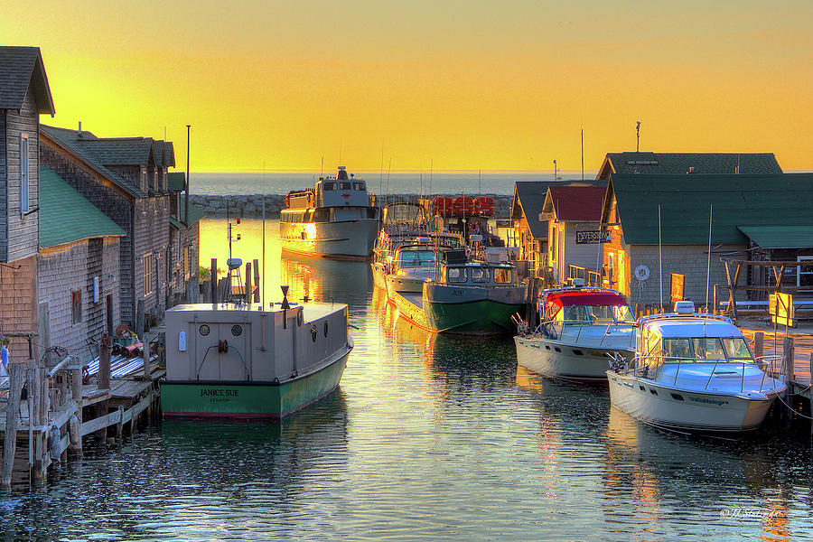 Fishtown Sunset Photograph By Jerry Stutzman - Fine Art America