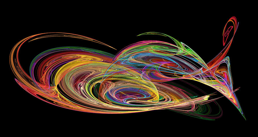 Fishy Flow Digital Art by Mediamerge - Dan Roitner - Fine Art America