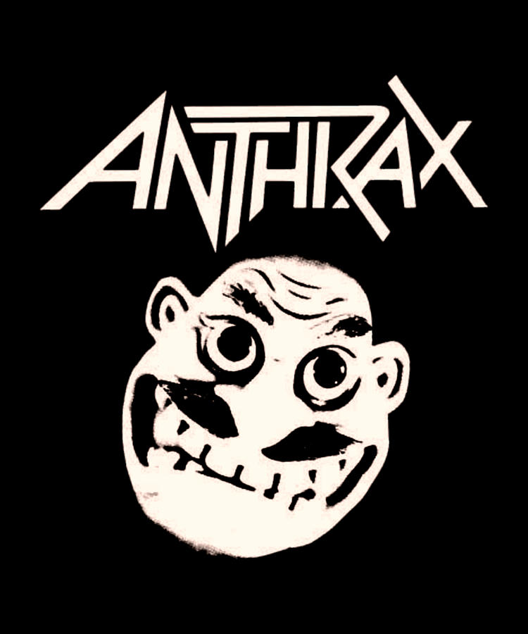 Fistful Of Metal Anthrax Rock Band Best Logo Digital Art By Dofaart 