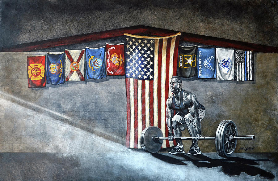 Fit for Duty Painting by Joan Garcia