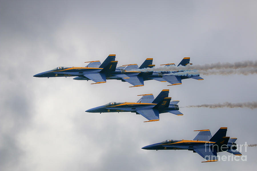 Five Angel Flyby Photograph by Tom Claud