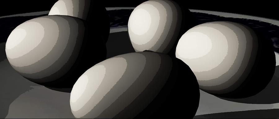 Five Eggs Digital Art by James Barnes