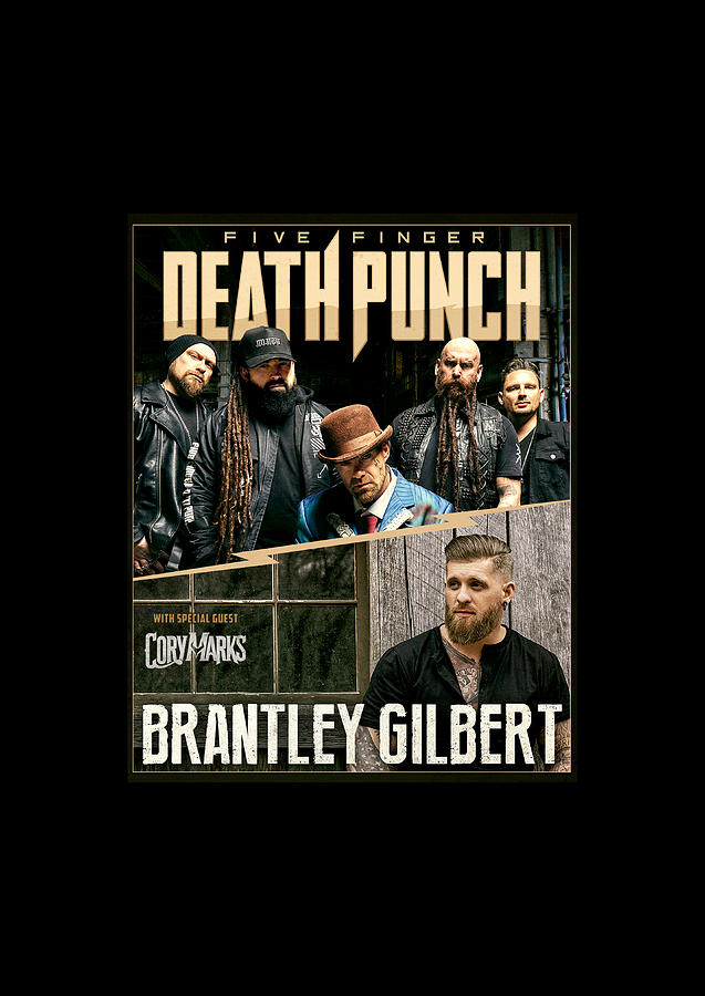 five finger death punch tour with brantley gilbert