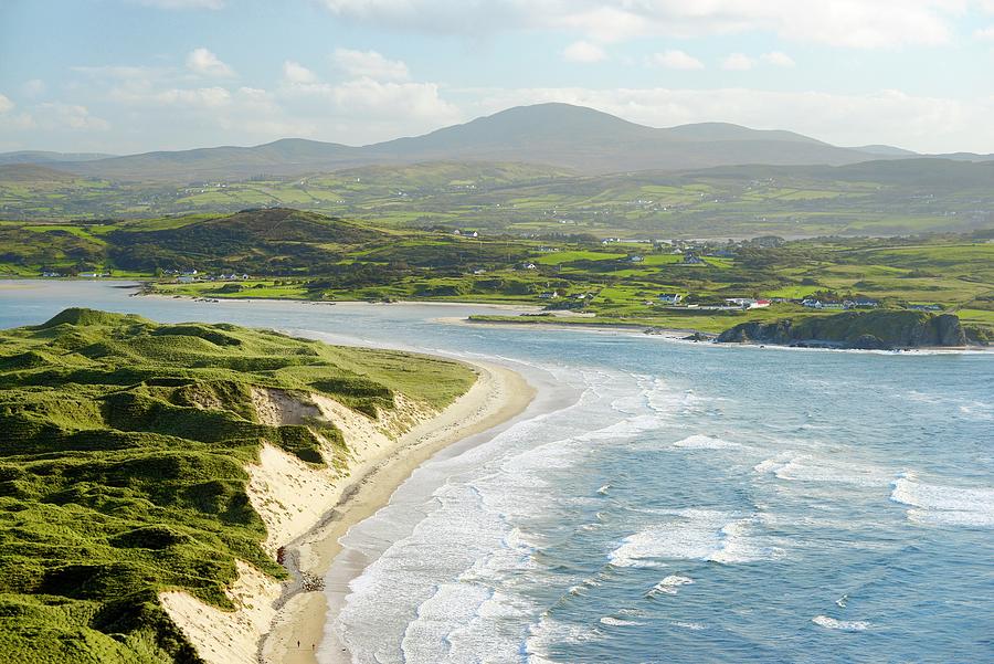 Five Finger Strand And The Dunes Of Lagg, Inishowen Donegal, Ireland Photograph