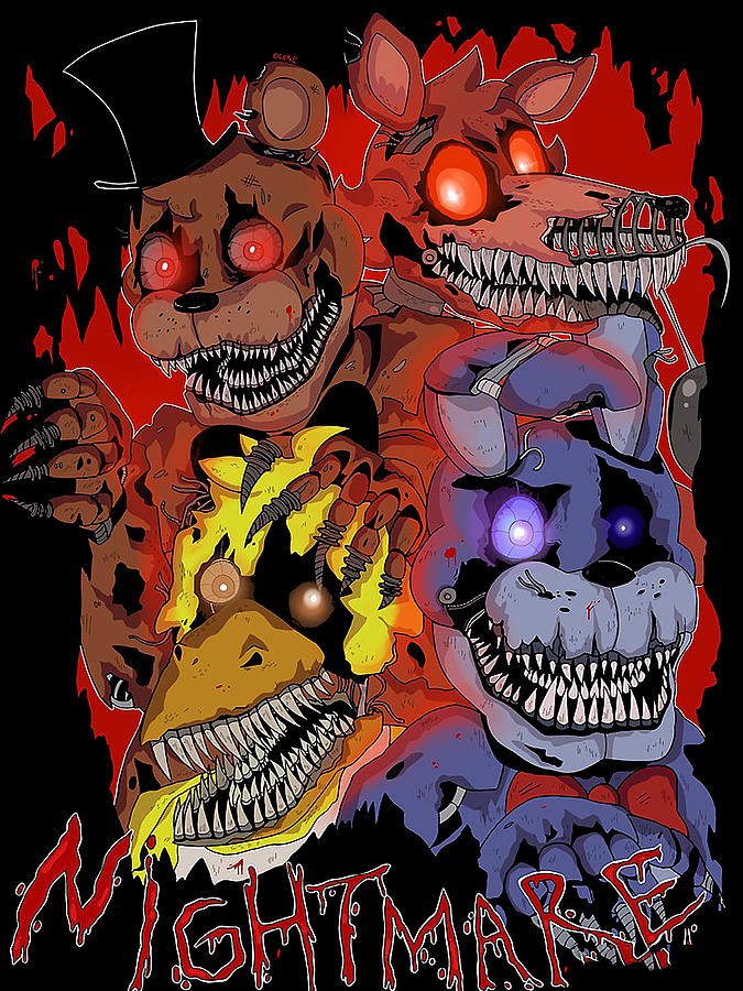 FNAF 4  Five nights at freddy's, Fnaf, Fnaf art