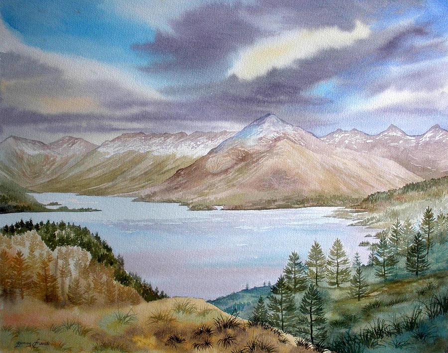 Five Sisters of Kintail Painting by Sonny Chana
