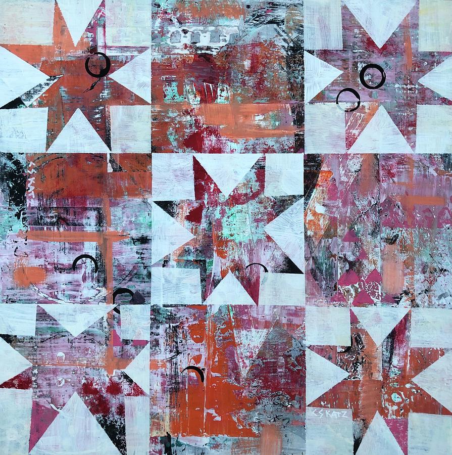 Five Stars Painting by Cyndie Katz