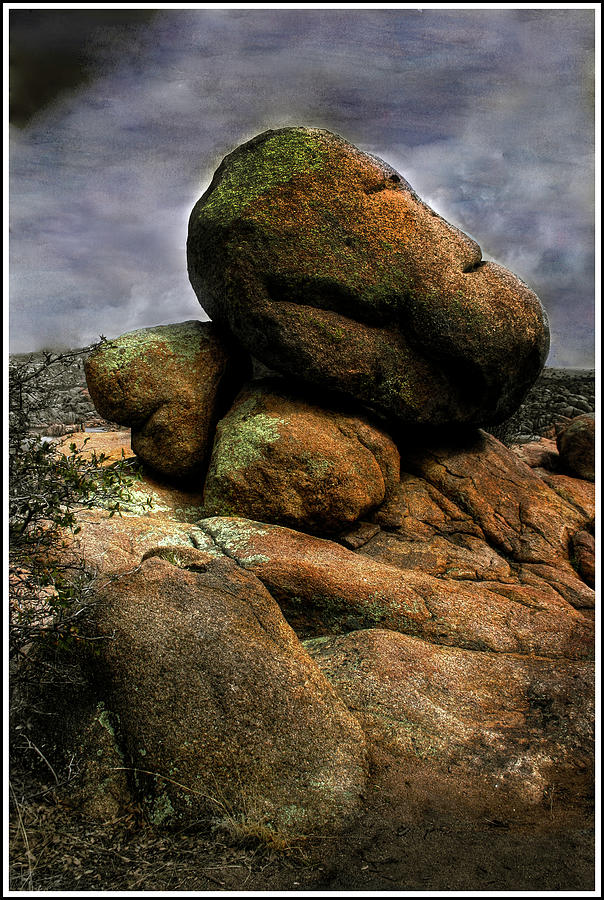 Five Stones Photograph by Wayne King