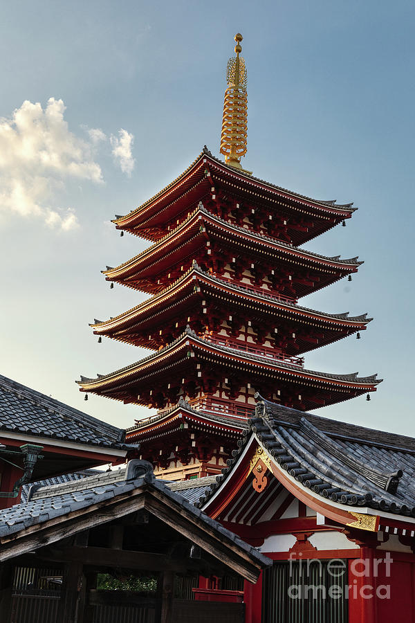 Five-story Pagoda  Photograph by Rebecca Caroline Photography