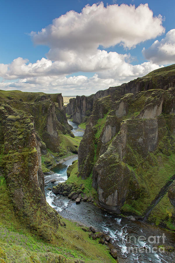 Fjadra River in Fjadrargljufur Canyon, Iceland Photograph by Arterra Picture Library