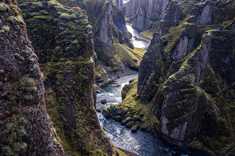 Fjadrargljufur Canyon Iceland Photograph by Catherine Reading