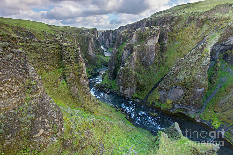 Fjadrargljufur Gorge in Summer Photograph by Arterra Picture Library