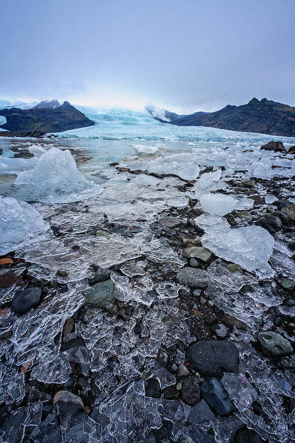 Fjallsjokull Glacier Iceland Photograph by Catherine Reading