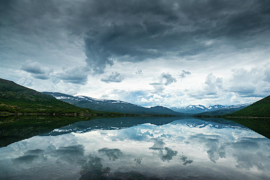 Fjord Landscape in Norway Water and Sky Photograph by Matthias Hauser