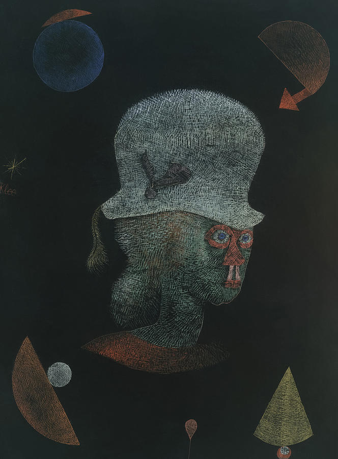 Paul Klee Painting - Astrological Fantasy Portrait  by Paul Klee  by Mango Art