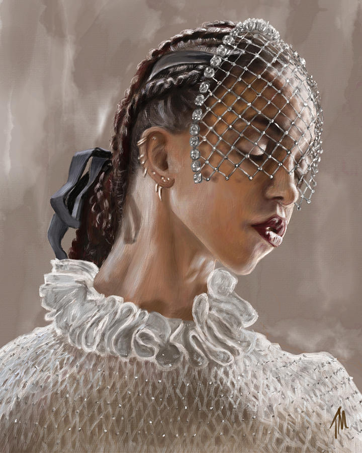 FKA Twigs Cellophane Mary Magdalene Digital Art by Teresa McDougal