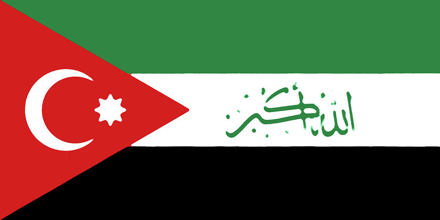 Flag Of Al Ahwaz , Aspiring Nations Painting Ca 2020 By Ahmet Asar Digital Art