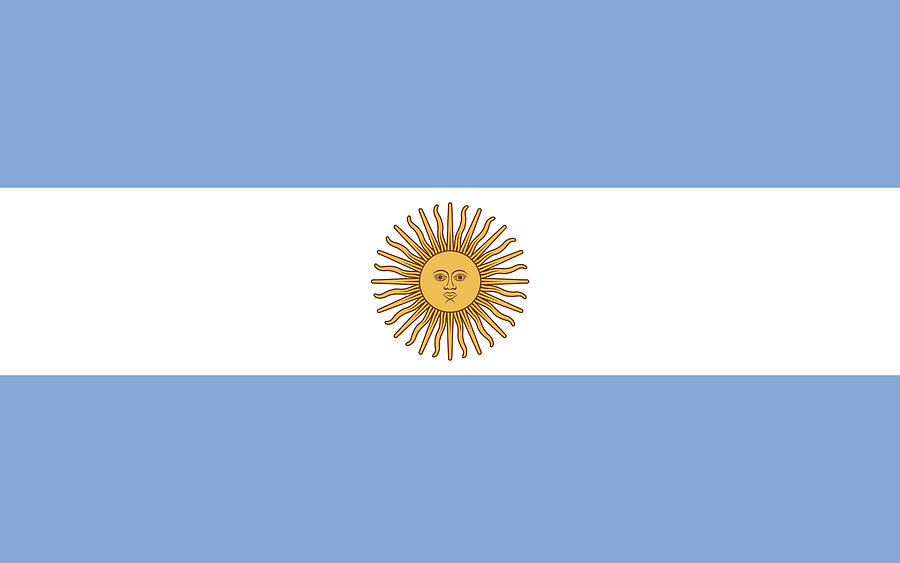 Flag of Argentina Drawing by Liangpv