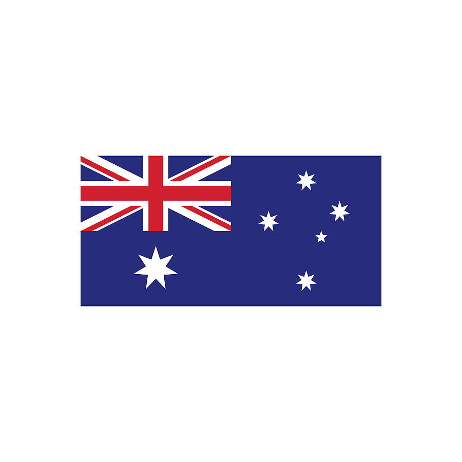 Flag of Australia Drawing by Ari Sandi