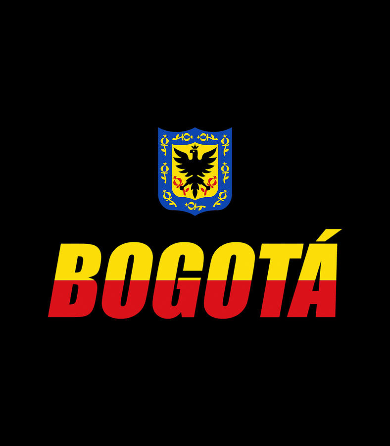 Flag Of Bogota Colombia Souvenir Proud Bogotana Coat Of Arms Digital