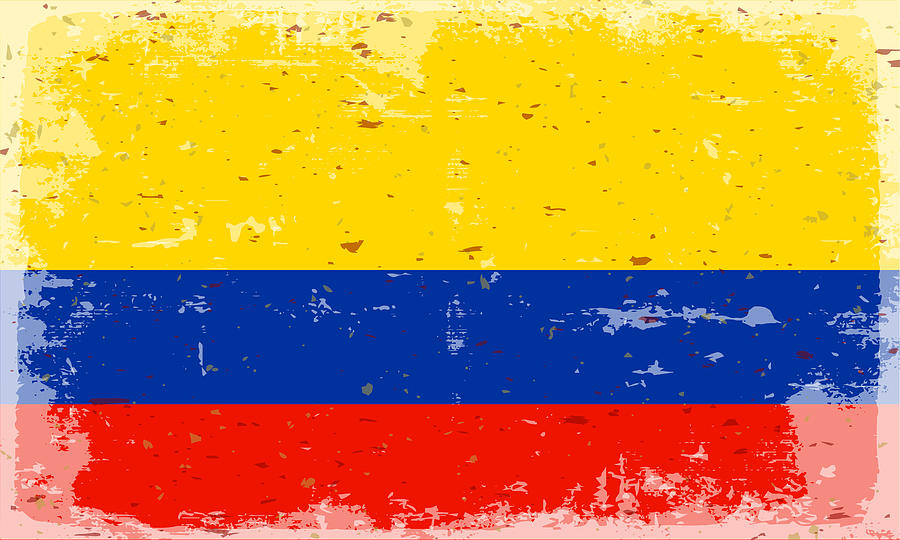 Flag of Colombia Drawing by Josemarques75