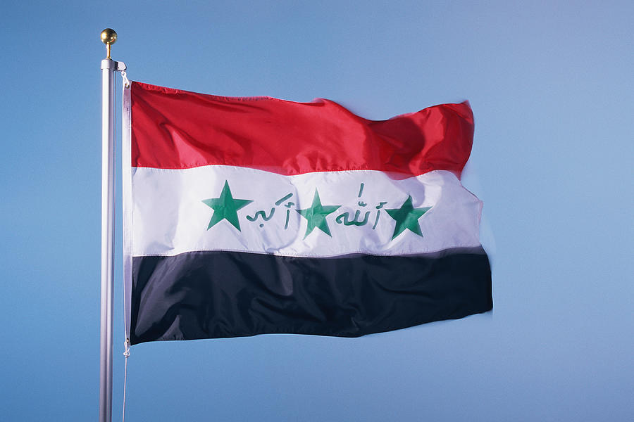 Flag of Iraq Photograph by Stockbyte